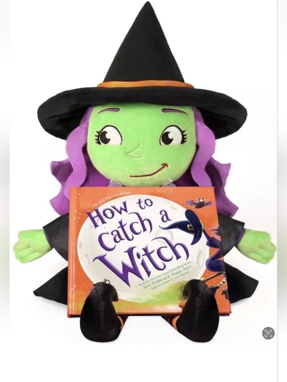 KOHLS CARES PLUSH WITCH DOLL WITH BOOK